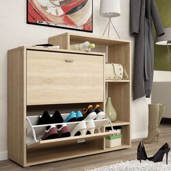 Tumba pentru incaltaminte Mobhaus Izabela (Sonoma Oak) Thumb