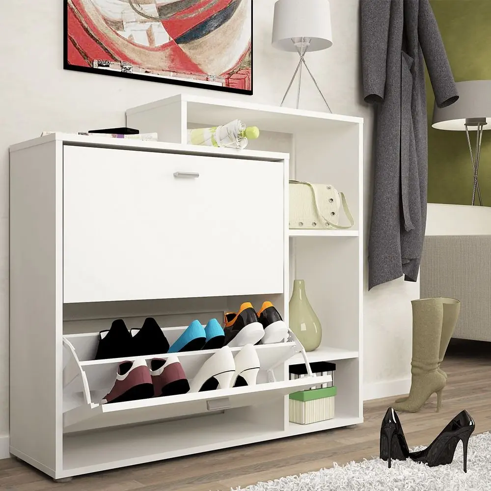 Tumba pentru incaltaminte Mobhaus Izabela (White) - 2