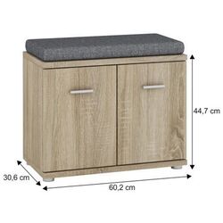 Tumba pentru incaltaminte Tempo Kondela Mario New Typ F (Sonoma Oak) Thumb