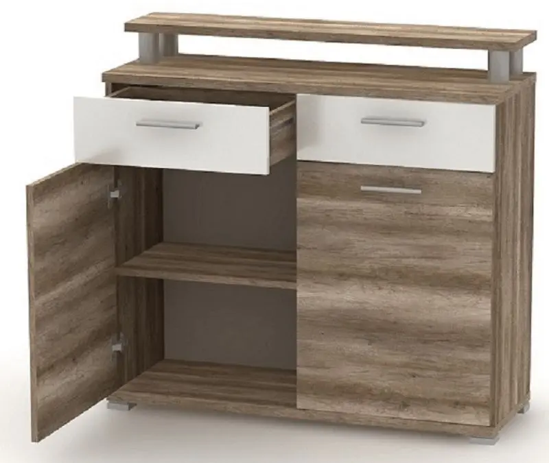 Tumba pentru incaltaminte Mobhaus Rachel Typ 4 (Canyon Oak/White Extra Gloss) - 3