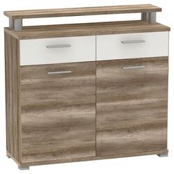 Tumba pentru incaltaminte Mobhaus Rachel Typ 4 (Canyon Oak/White Extra Gloss)