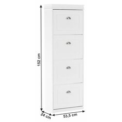 Тумба для обуви Mobhaus Seber Typ 3 (White) Thumb