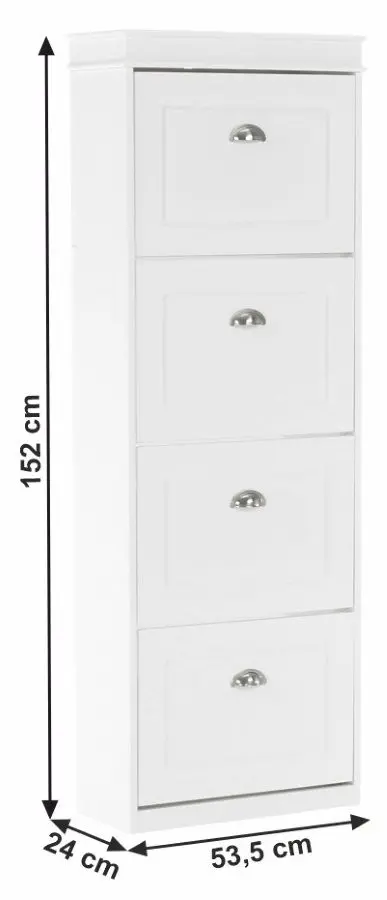 Тумба для обуви Mobhaus Seber Typ 3 (White)