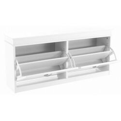 Tumba pentru incaltaminte Mobhaus Seber Typ 4 (White) Thumb