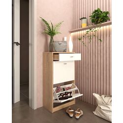 Тумба для обуви Mobhaus Vivat New Typ 1 (White/Sonoma Oak) Thumb