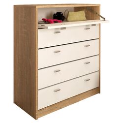 Tumba pentru incaltaminte Mobhaus Vivat New Typ 4 (White/Sonoma Oak)