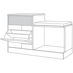 Tumba pentru incaltaminte Mobi Britny 10.93 (Ash Anchor Light/Latte) Thumb