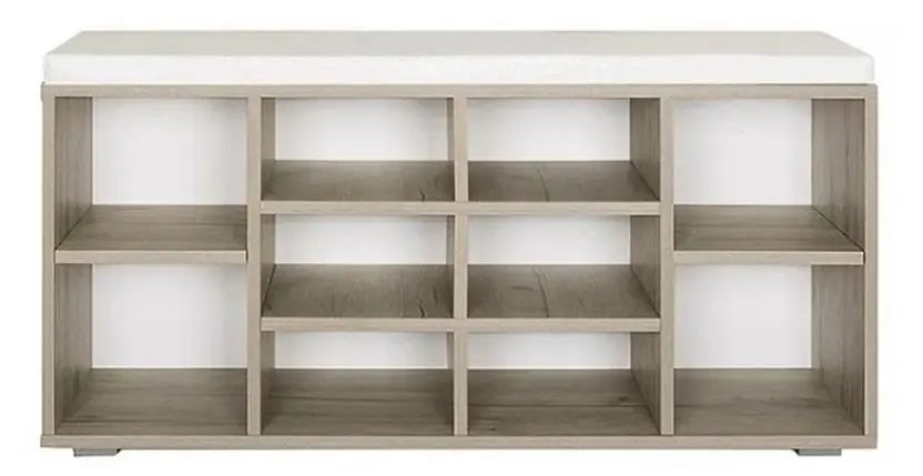 Тумба для обуви Mobi Лайт 08.56 (Дуб Серый Крафт/Белый)