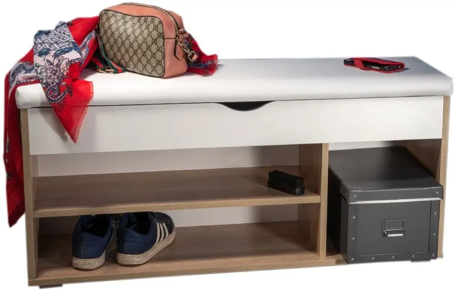 Tumba pentru incaltaminte Mobi Layt 08.58 (Sonoma Oak/White)