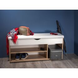 Tumba pentru incaltaminte Mobi Layt 08.58 (Sonoma Oak/White) Thumb