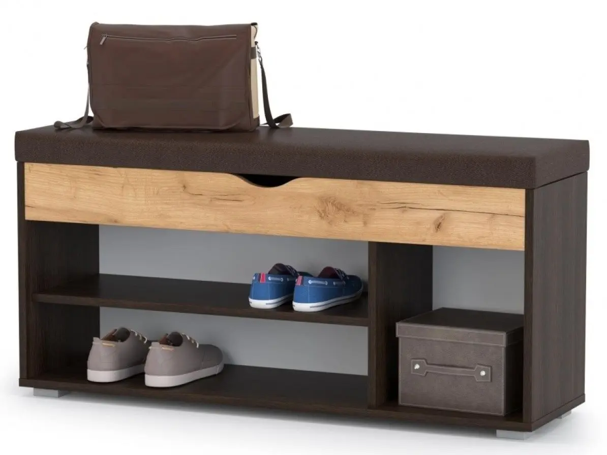 Tumba pentru incaltaminte Mobi Layt 08.58 (Wenge/Craft Oak Gold/Grand Chocolate) - 2