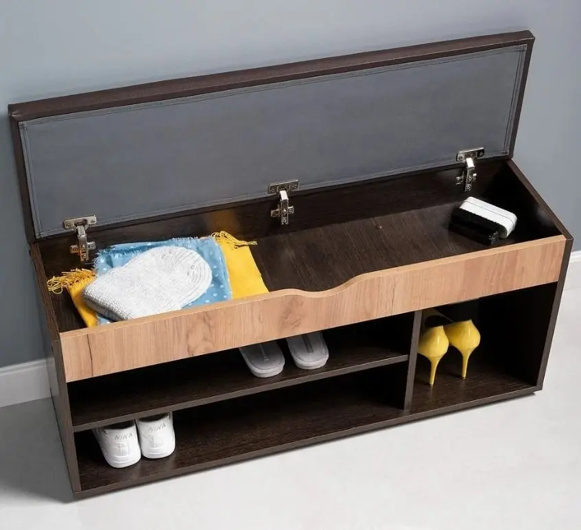 Tumba pentru incaltaminte Mobi Layt 08.58 (Wenge/Craft Oak Gold/Grand Chocolate) - 3