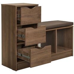 Tumba pentru incaltaminte Mobi Layt 10.84 (Walnut Select Fireplace) Thumb