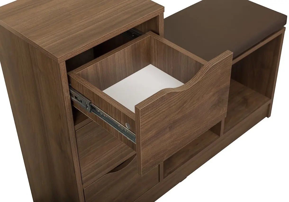 Tumba pentru incaltaminte Mobi Layt 10.84 (Walnut Select Fireplace)