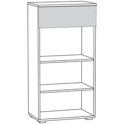 Tumba Mobi Yunona (Craft Oak White/Slate Gray) Thumb