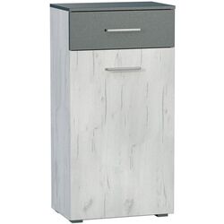 Tumba Mobi Yunona (Craft Oak White/Slate Gray)