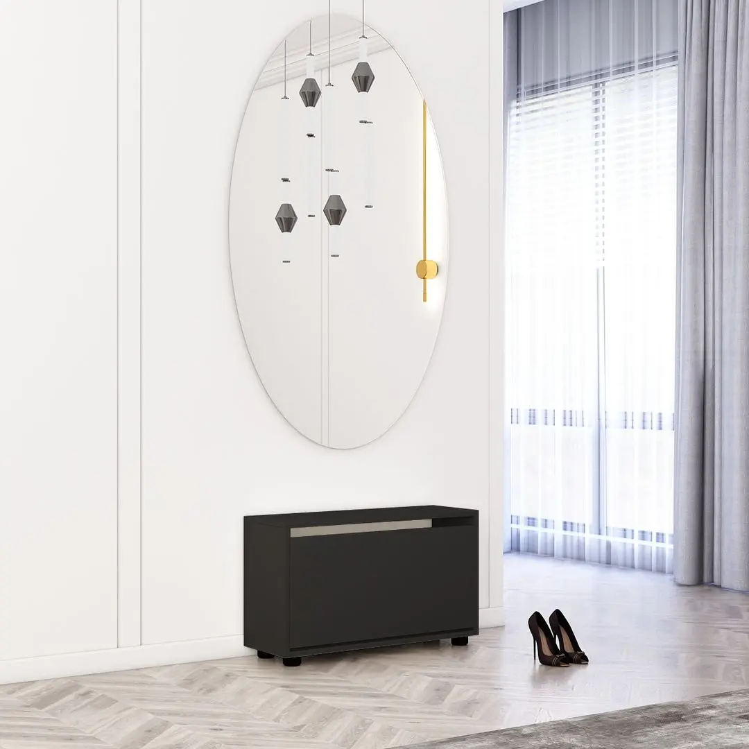 Tumba pentru incaltaminte Mobildor Leo 50x27x47cm (Anthracite)