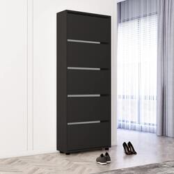 Tumba pentru incaltaminte Mobildor Leo 60x27x203cm (Anthracite)