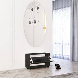 Tumba pentru incaltaminte Mobildor Leo 60x27x47cm (Anthracite) Thumb