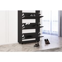Tumba pentru incaltaminte Mobildor Leo 70x27x203cm (Anthracite) Thumb