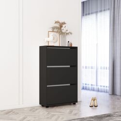 Tumba pentru incaltaminte Mobildor Leo 90x27x125cm (Anthracite)