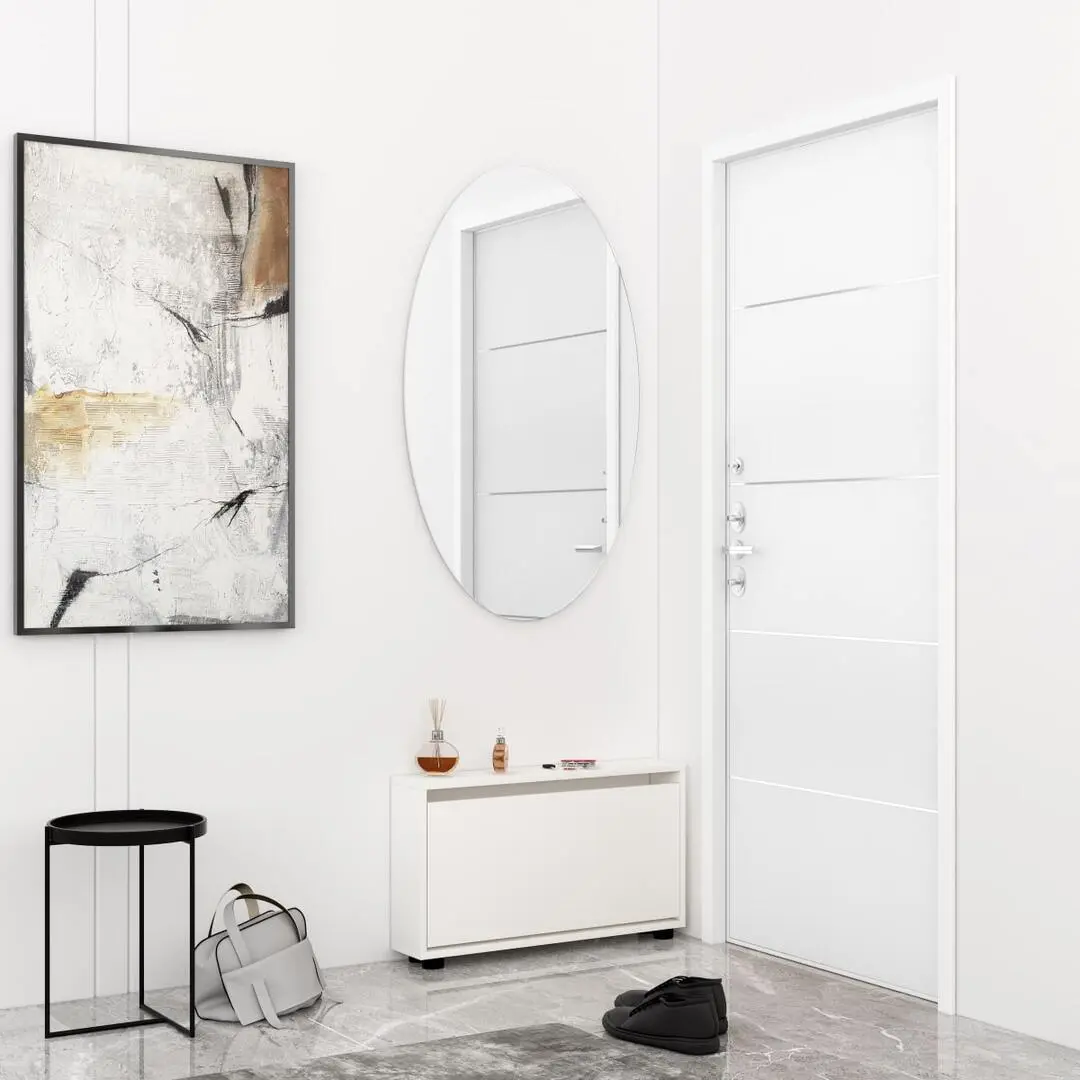 Tumba pentru incaltaminte Mobildor Leo Slim 50x16x47cm (White)