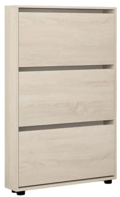 Tumba pentru incaltaminte Mobildor Leo Slim 60x16x125cm (Sonoma) - 3
