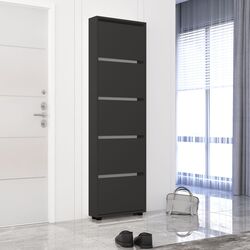 Tumba pentru incaltaminte Mobildor Leo Slim 60x16x203cm (Anthracite)