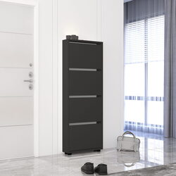 Тумба для обуви Mobildor Leo Slim 80x16x164cm (Anthracite)