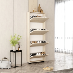 Тумба для обуви Mobildor Leo Slim 90x16x164cm (Sonoma) Thumb