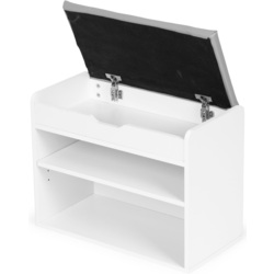 Bancheta-etajera pentru incaltaminte Modern Home CHXG01 (White) Thumb