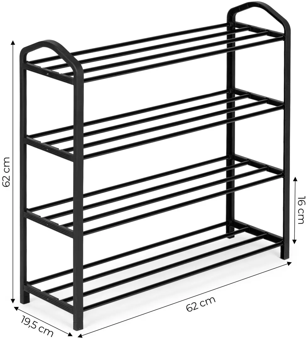 Стеллаж для обуви Modern Home XJ43K (Black)