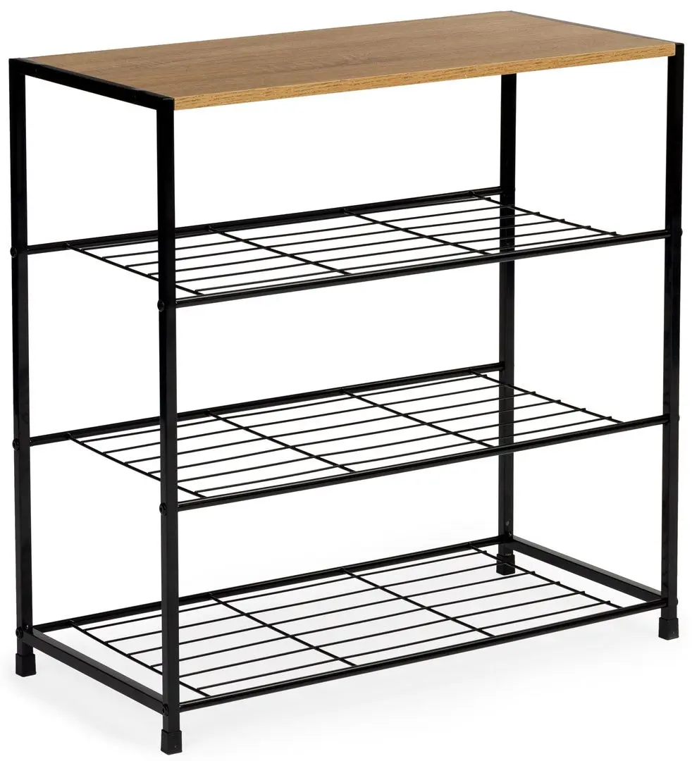 Etajera pentru incaltaminte Modern Home XJ633063A1 (Oak/Black)