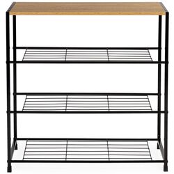 Etajera pentru incaltaminte Modern Home XJ633063A1 (Oak/Black) Thumb