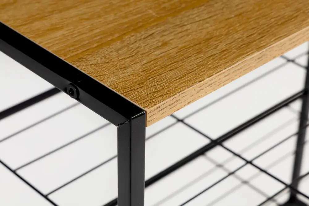 Etajera pentru incaltaminte Modern Home XJ633063A1 (Oak/Black)