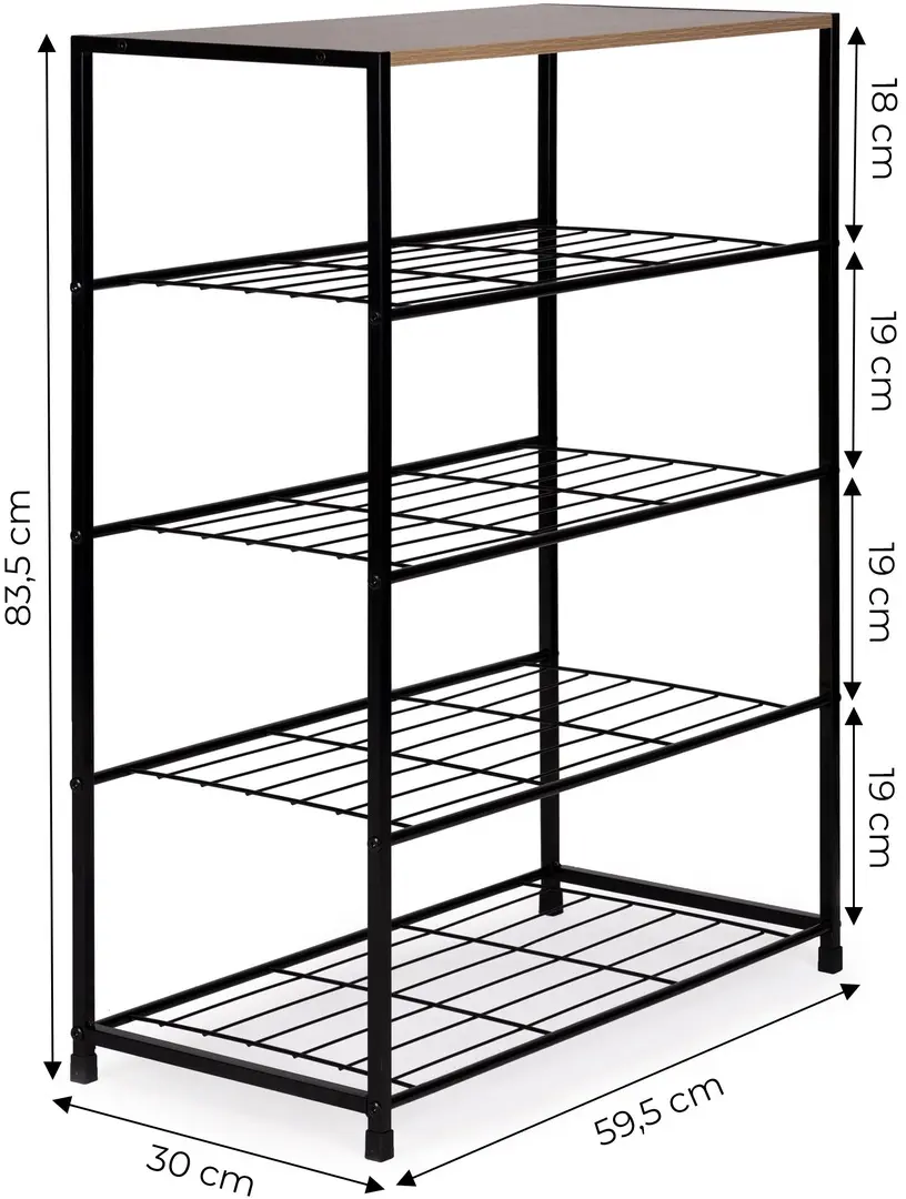 Стеллаж для обуви Modern Home XJ633083A1 (Black/Brown)
