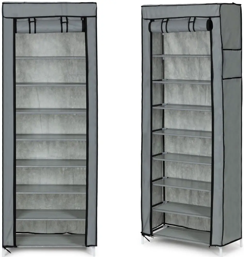 Etajera-organizer pliabil pentru incaltaminte Modern Home PJJSC003 (Grey)