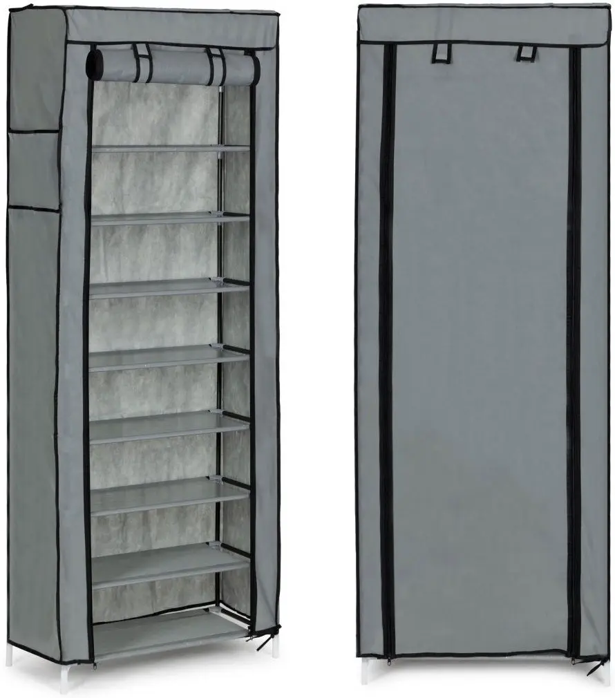 Etajera-organizer pliabil pentru incaltaminte Modern Home PJJSC003 (Grey)