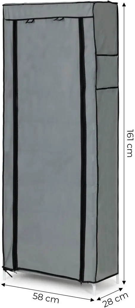 Etajera-organizer pliabil pentru incaltaminte Modern Home PJJSC003 (Grey)