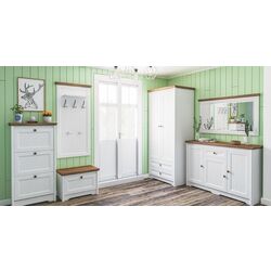 Tumba pentru incaltaminte Неман Tivoli МН-035-29 (White Structural/Stirling Oak) Thumb