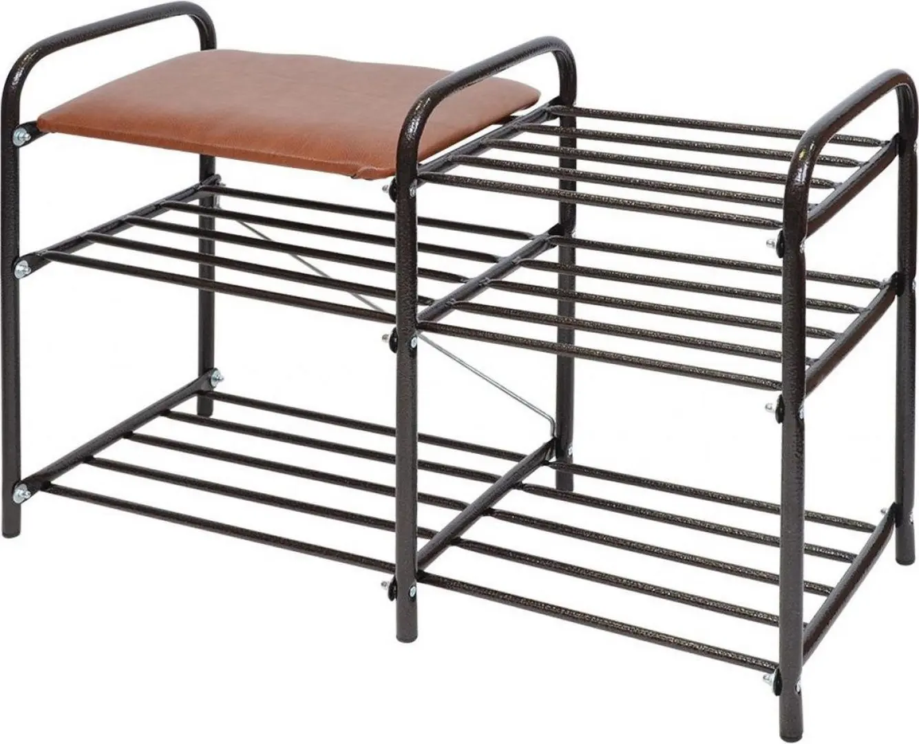 Bancheta pentru pantofi Nika Lux ЭТЛ3 (Copper Antique/Brown)