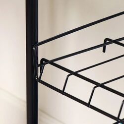 Etajera pentru incaltaminte Nika ЭТ2Ч (Black) Thumb