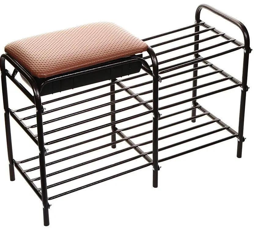 Etajera pentru incaltaminte Nika Lyuks ЭТЛ5 (Brown/Copper Antique)