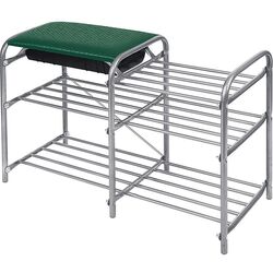 Etajera pentru incaltaminte Nika Lyuks ЭТЛ5 (Dark Green/Gray)