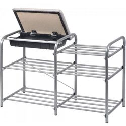 Etajera pentru incaltaminte Nika Lyuks ЭТЛ5 (Dark Red/Gray) Thumb