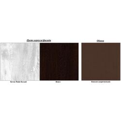 Tumba-Bancheta Олмеко Lyuchiya 33.21 (Concrete White Pine/Wenge/Brown) Thumb