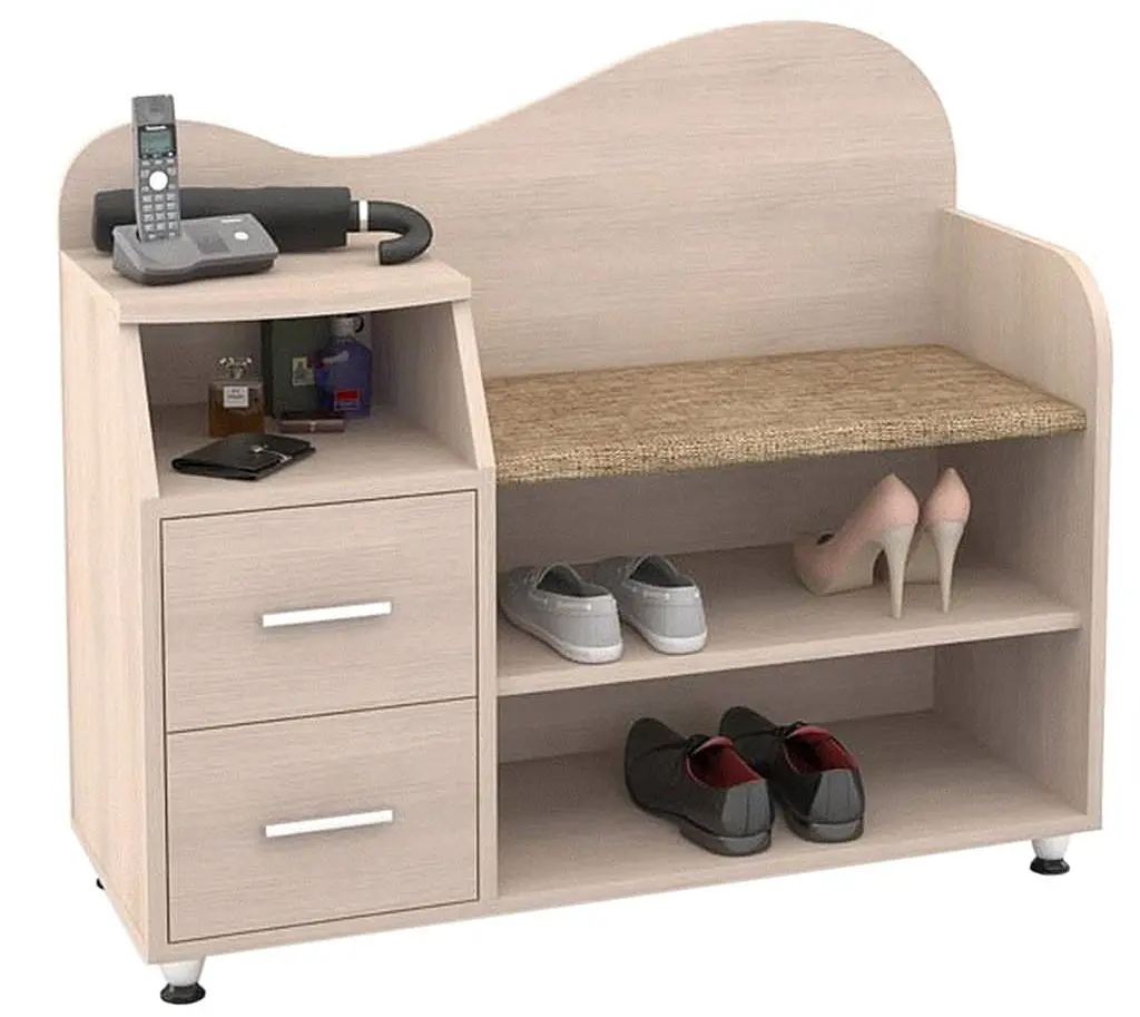 Тумба для обуви Олмеко КН.БН.11.11-02 (Дуб Линдберг)