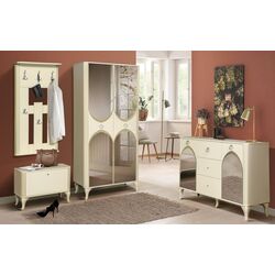 Тумба для обуви Олмеко Стефани 43.20 (Бежевый/Слоновая Кость Патина) Thumb