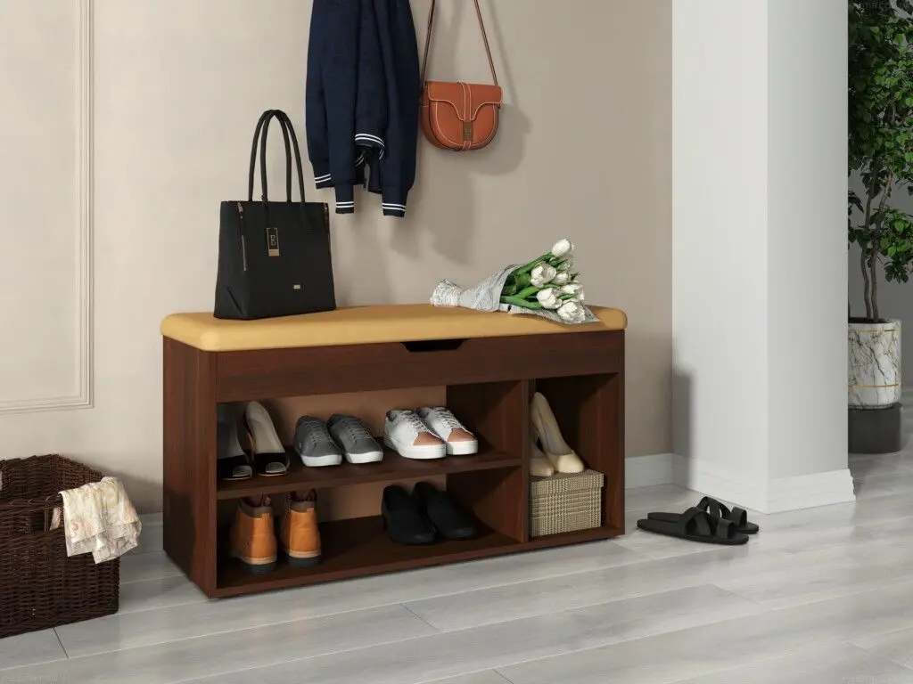 Bancheta pentru incaltaminte Пехотин B-8 (Nut/Coffee)