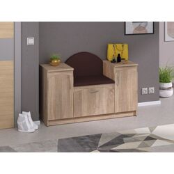 Тумба для обуви Пехотин Б-4 (Дуб Сонома/Коричневый)